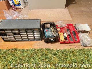 MaxSold Auction: Assorted Hand Tools, Fasteners & Plastic Small-Drawer Organizer - Denver (Colorado, USA) PARTNER MANAGED Estate Sale Online Auction - Fenton Street