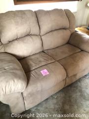 MaxSold Auction: Beige Microfiber Loveseat Recliner, 2-Seat - Denver (Colorado, USA) PARTNER MANAGED Estate Sale Online Auction - Fenton Street