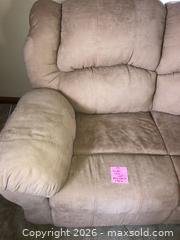MaxSold Auction: Beige Microfiber Loveseat Recliner, 2-Seat - Denver (Colorado, USA) PARTNER MANAGED Estate Sale Online Auction - Fenton Street