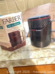 MaxSold Auction: Farberware MicroBrew Coffee Maker Set with Carafe and Mugs - Denver (Colorado, USA) PARTNER MANAGED Estate Sale Online Auction - Fenton Street