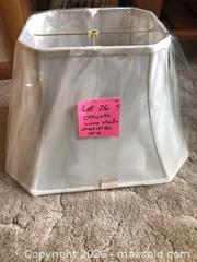 MaxSold Auction: J. Hunt & Company Tapered Rectangular/Octagonal Lampshade, Harp Fit - Denver (Colorado, USA) PARTNER MANAGED Estate Sale Online Auction - Fenton Street