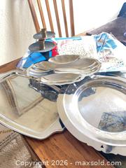 MaxSold Auction: Mixed Metal Candle Trays, Candlesticks, Doilies & Candles - Denver (Colorado, USA) PARTNER MANAGED Estate Sale Online Auction - Fenton Street