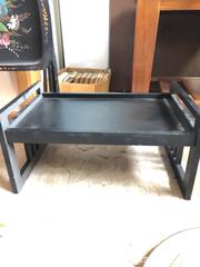 MaxSold Auction: Vintage Floral Tole Painted Metal Serving Trays with Folding Stands - Denver (Colorado, USA) PARTNER MANAGED Estate Sale Online Auction - Fenton Street