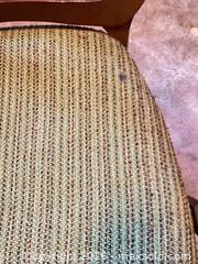 MaxSold Auction: Vintage Queen Anne Upholstered Armchair with Olive Seat - Denver (Colorado, USA) PARTNER MANAGED Estate Sale Online Auction - Fenton Street