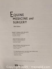 MaxSold Auction: Equine Medicine and Surgery Textbook  - Calgary (Alberta, Canada) SELLER MANAGED Estate Sale Online Auction - 59 Avenue South East        
