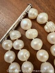 MaxSold Auction: 4-Strand Freshwater Baroque Pearl Choker with Silver-Tone Clasp - Toronto (Ontario, Canada) SELLER MANAGED Downsizing Online Auction - Davenport Road (CONDO)