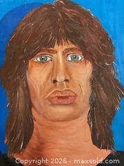 MaxSold Auction: Contemporary Pop Art Portrait of Musician on wood - Toronto (Ontario, Canada) SELLER MANAGED Downsizing Online Auction - Davenport Road (CONDO)