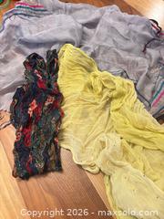 MaxSold Auction: Lot of 3 Viscose Printed Crinkled Scarves, Medium - Toronto (Ontario, Canada) SELLER MANAGED Downsizing Online Auction - Davenport Road (CONDO)