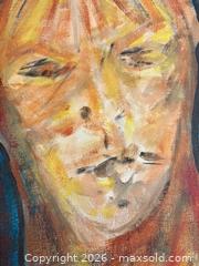 MaxSold Auction: Original Acrylic Painting on Canvas Board Figurative Abstract  “Alien” - Toronto (Ontario, Canada) SELLER MANAGED Downsizing Online Auction - Davenport Road (CONDO)