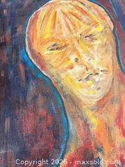 MaxSold Auction: Original Acrylic Painting on Canvas Board Figurative Abstract  “Alien” - Toronto (Ontario, Canada) SELLER MANAGED Downsizing Online Auction - Davenport Road (CONDO)