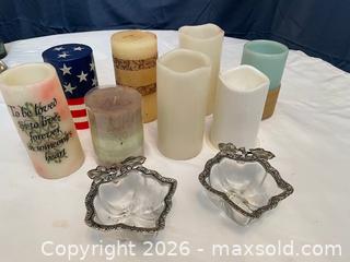 MaxSold Auction: Assorted Vintage-Style Candle Holders, Vases & Decorative Lot - Buford (Georgia, USA) SELLER MANAGED Downsizing Online Auction - Commerce Drive (STORAGE)