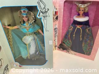 MaxSold Auction: Barbie Great Eras / Special Edition Medieval Lady & Cleopatra - Buford (Georgia, USA) SELLER MANAGED Downsizing Online Auction - Commerce Drive (STORAGE)