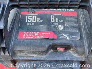 MaxSold Auction: Craftsman 6 Gallon 150 PSI Portable Electric Air Compressor - Buford (Georgia, USA) SELLER MANAGED Downsizing Online Auction - Commerce Drive (STORAGE)