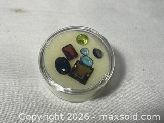 MaxSold Auction: Lot of 7 Mixed-Colored Loose and Cut Gemstones (5–15 mm) - Buford (Georgia, USA) SELLER MANAGED Downsizing Online Auction - Commerce Drive (STORAGE)