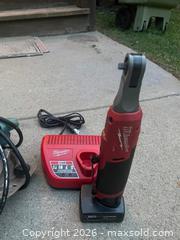 MaxSold Auction: Makita Corded Circular Saw & Milwaukee Cordless Ratchet with Battery - Buford (Georgia, USA) SELLER MANAGED Downsizing Online Auction - Commerce Drive (STORAGE)