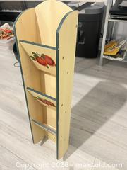 MaxSold Auction: Wood Wall Mail Organizer with Hand-Painted Fruit Motif - Hamilton (Ontario, Canada) SELLER MANAGED Downsizing Online Auction - Bobalink Road.
