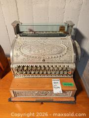 MaxSold Auction: Antique National Cash Register, Nickel-Plated Cast Metal D - Oro-Medonte (Ontario, Canada) Downsizing Online Auction - Ridge Road East