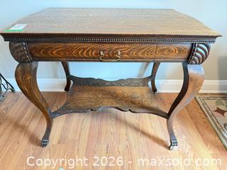 MaxSold Auction: Antique Oak Table D - Oro-Medonte (Ontario, Canada) Downsizing Online Auction - Ridge Road East