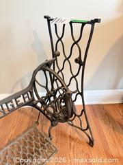 MaxSold Auction: Antique Singer Cast Iron Sewing Machine Base/Stand D - Oro-Medonte (Ontario, Canada) Downsizing Online Auction - Ridge Road East
