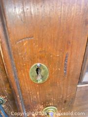 MaxSold Auction: Antique Solid Wood Armoire Wardrobe D - Oro-Medonte (Ontario, Canada) Downsizing Online Auction - Ridge Road East