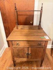 MaxSold Auction: Antique Solid Wood Washstand D - Oro-Medonte (Ontario, Canada) Downsizing Online Auction - Ridge Road East