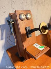 MaxSold Auction: Antique Style Wall-Mounted Wood Box Telephone C - Oro-Medonte (Ontario, Canada) Downsizing Online Auction - Ridge Road East