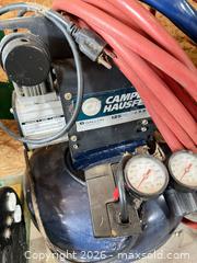 MaxSold Auction: Campbell Hausfeld 6 Gal Electric Air Compressor C - Oro-Medonte (Ontario, Canada) Downsizing Online Auction - Ridge Road East