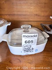 MaxSold Auction: CorningWare Cornflower Blue & White Casserole and Serving Dishes B - Oro-Medonte (Ontario, Canada) Downsizing Online Auction - Ridge Road East