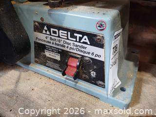 MaxSold Auction: Delta 31-460C Type 2 4" Belt / 6" Disc Sander C - Oro-Medonte (Ontario, Canada) Downsizing Online Auction - Ridge Road East
