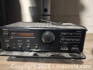MaxSold Auction: Onkyo A-RV401 Stereo Amplifier / Receiver B - Oro-Medonte (Ontario, Canada) Downsizing Online Auction - Ridge Road East