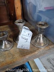 MaxSold Auction: Sterling Silver Traditional Candlestick Holders A - Oro-Medonte (Ontario, Canada) Downsizing Online Auction - Ridge Road East