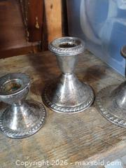 MaxSold Auction: Sterling Silver Traditional Candlestick Holders A - Oro-Medonte (Ontario, Canada) Downsizing Online Auction - Ridge Road East