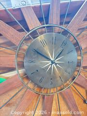 MaxSold Auction: Westclox Mid-Century Starburst Wall Clock C - Oro-Medonte (Ontario, Canada) Downsizing Online Auction - Ridge Road East
