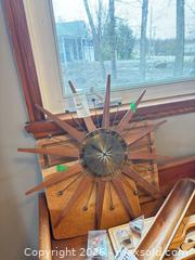 MaxSold Auction: Westclox Mid-Century Starburst Wall Clock C - Oro-Medonte (Ontario, Canada) Downsizing Online Auction - Ridge Road East