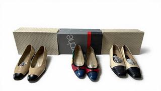 MaxSold Auction: 3 pairs of Chanel-style Women's Ballet Flat Shoes. - Toronto (Ontario, Canada) PARTNER MANAGED Estate Sale Online Auction - Prince Arthur Ave (CONDO)
