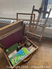 MaxSold Auction: Artist's Box with supplies and Easel.  - Toronto (Ontario, Canada) PARTNER MANAGED Estate Sale Online Auction - Prince Arthur Ave (CONDO)