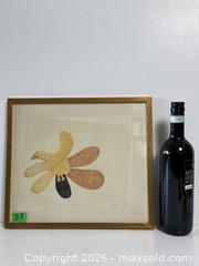 MaxSold Auction: Kingmeata Etidlooie (1915–1989) was a graphic artist and sculptor from Kimmirut (Kimmirut), NU.  Colour Drawing.  (Cape Dorset) - Toronto (Ontario, Canada) PARTNER MANAGED Estate Sale Online Auction - Prince Arthur Ave (CONDO)