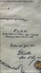 MaxSold Auction: Plan for The Fort of York. 1816 - Toronto (Ontario, Canada) PARTNER MANAGED Estate Sale Online Auction - Prince Arthur Ave (CONDO)