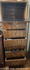 MaxSold Auction: Vintage Drexel Wood Campaign Lingerie Cabinet with Small Jewellery Drawers - Toronto (Ontario, Canada) PARTNER MANAGED Estate Sale Online Auction - Prince Arthur Ave (CONDO)