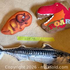 MaxSold Auction: Dino and Fish Stuffies - Oakville (Ontario, Canada) SELLER MANAGED Moving Online Auction - Hayhurst Crescent