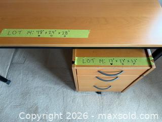MaxSold Auction: IKEA Desk and Drawer Cabinet - Oakville (Ontario, Canada) SELLER MANAGED Moving Online Auction - Hayhurst Crescent
