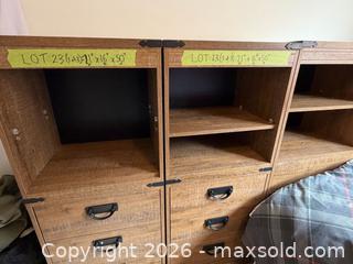 MaxSold Auction: Single Captains Bed and Cabinet Set, with Bedding and Mattress  - Oakville (Ontario, Canada) SELLER MANAGED Moving Online Auction - Hayhurst Crescent