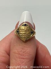 MaxSold Auction: (10K Birks) Gold & Saphire Signet Ring - Burnaby (British Columbia, Canada) PARTNER MANAGED Estate Sale Online Auction - Neville Street