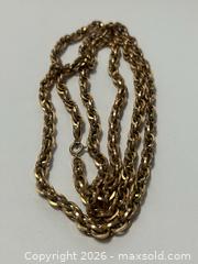 MaxSold Auction: (10K Gold) 48g Gold Chain Necklace - Burnaby (British Columbia, Canada) PARTNER MANAGED Estate Sale Online Auction - Neville Street
