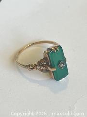 MaxSold Auction: (10K Gold) Art Deco Period Ring - Burnaby (British Columbia, Canada) PARTNER MANAGED Estate Sale Online Auction - Neville Street