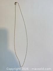 MaxSold Auction: (10K White Gold) Italian Fine Box Chain Necklace  - Burnaby (British Columbia, Canada) PARTNER MANAGED Estate Sale Online Auction - Neville Street
