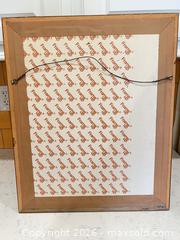 MaxSold Auction: Framed Signed Botanical Print with Ceramic Bowl & Hallmark Countdown - Bakersfield (California, USA) PARTNER MANAGED Moving Online Auction - Grecian Laurel Drive