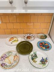 MaxSold Auction: Lot of Ceramic & Porcelain Decorative Fruit Motif Plates - Bakersfield (California, USA) PARTNER MANAGED Moving Online Auction - Grecian Laurel Drive