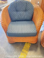 MaxSold Auction: Set of 3 Wicker Rattan Armchairs - Bakersfield (California, USA) PARTNER MANAGED Moving Online Auction - Sillect Avenue (STORAGE)