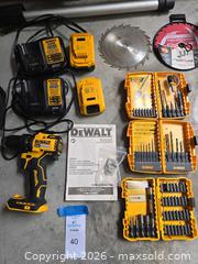 MaxSold Auction: DeWalt 20V Cordless & Corded Tool Lot with Drills, Saws, Sander - Lakeland (Florida, USA) PARTNER MANAGED Downsizing Online Auction - Shore Acres Drive